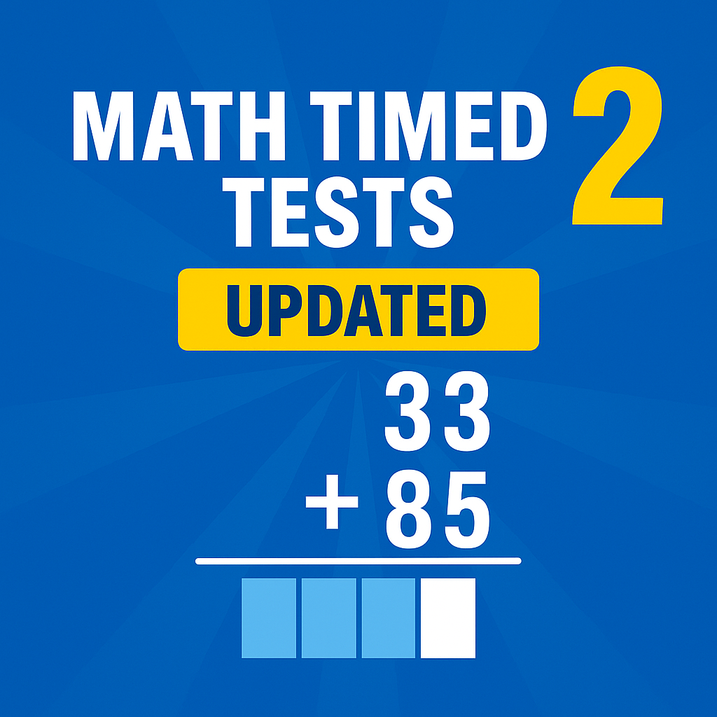 Math Timed Tests 2