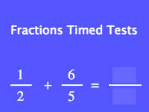 Fractions Timed Tests