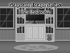 Grayscale Escape Bedroom