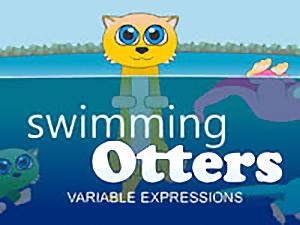 Swimming Otters Variable Expressions