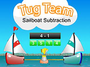 Tug Team Sailboat Subtraction